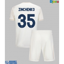 Nottingham Forest Oleksandr Zinchenko #35 Gostujuci Dres za djecu 2025-26 Kratak Rukav (+ Kratke hlače)